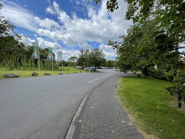 Parkplatz an der Hachenburger Erlebnisbrauerei