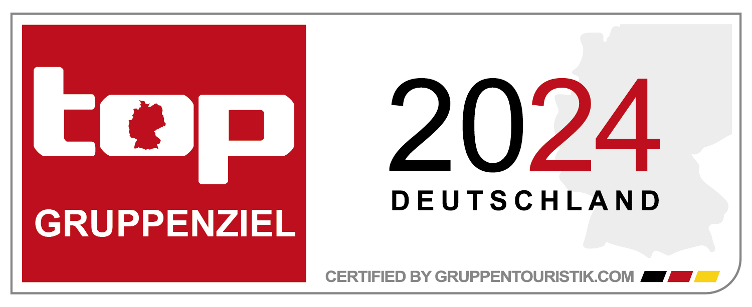 Logo Top Gruppenziel 2024 von Gruppentouristik.com