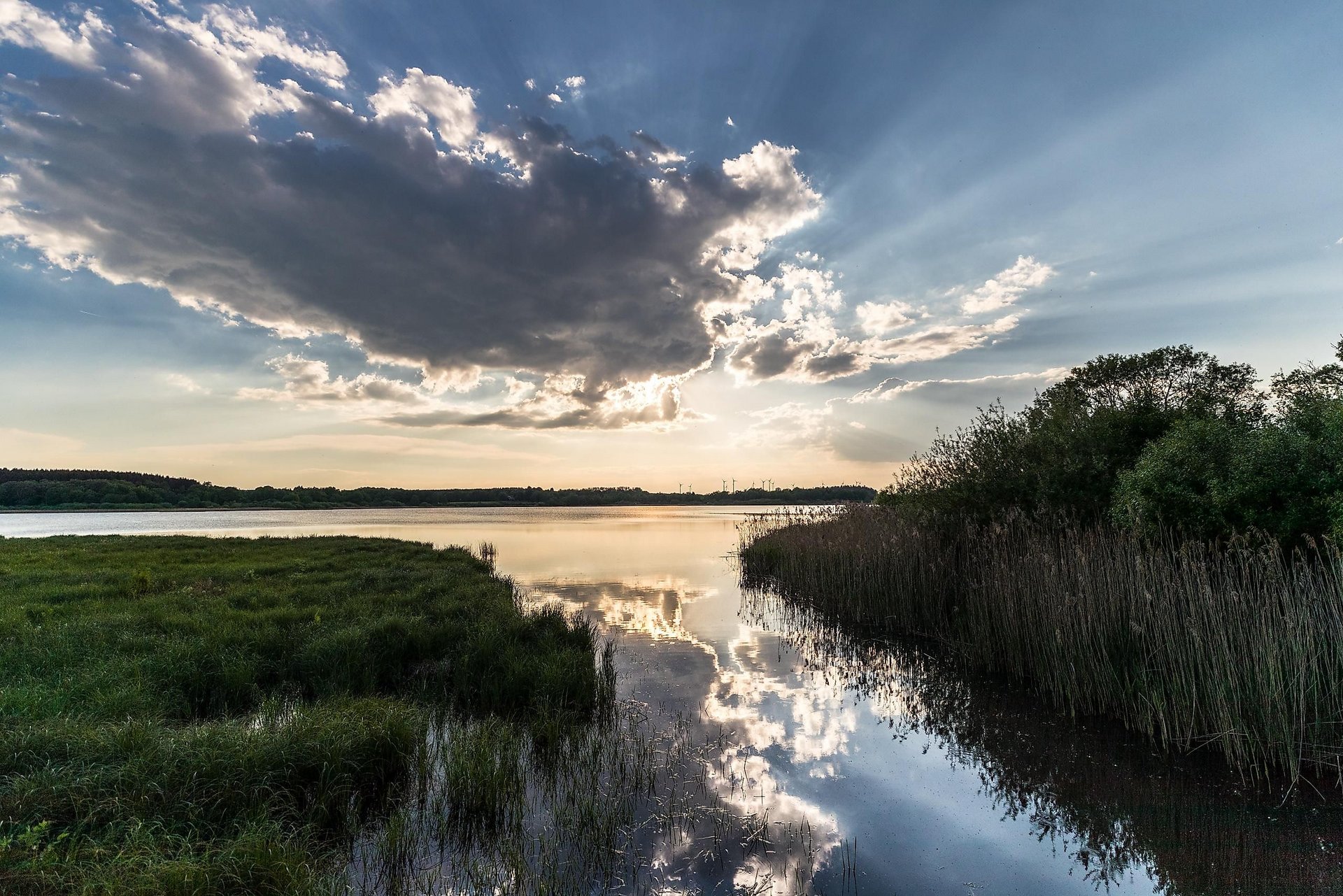 Dreifelder Weiher Blick von der Brücke