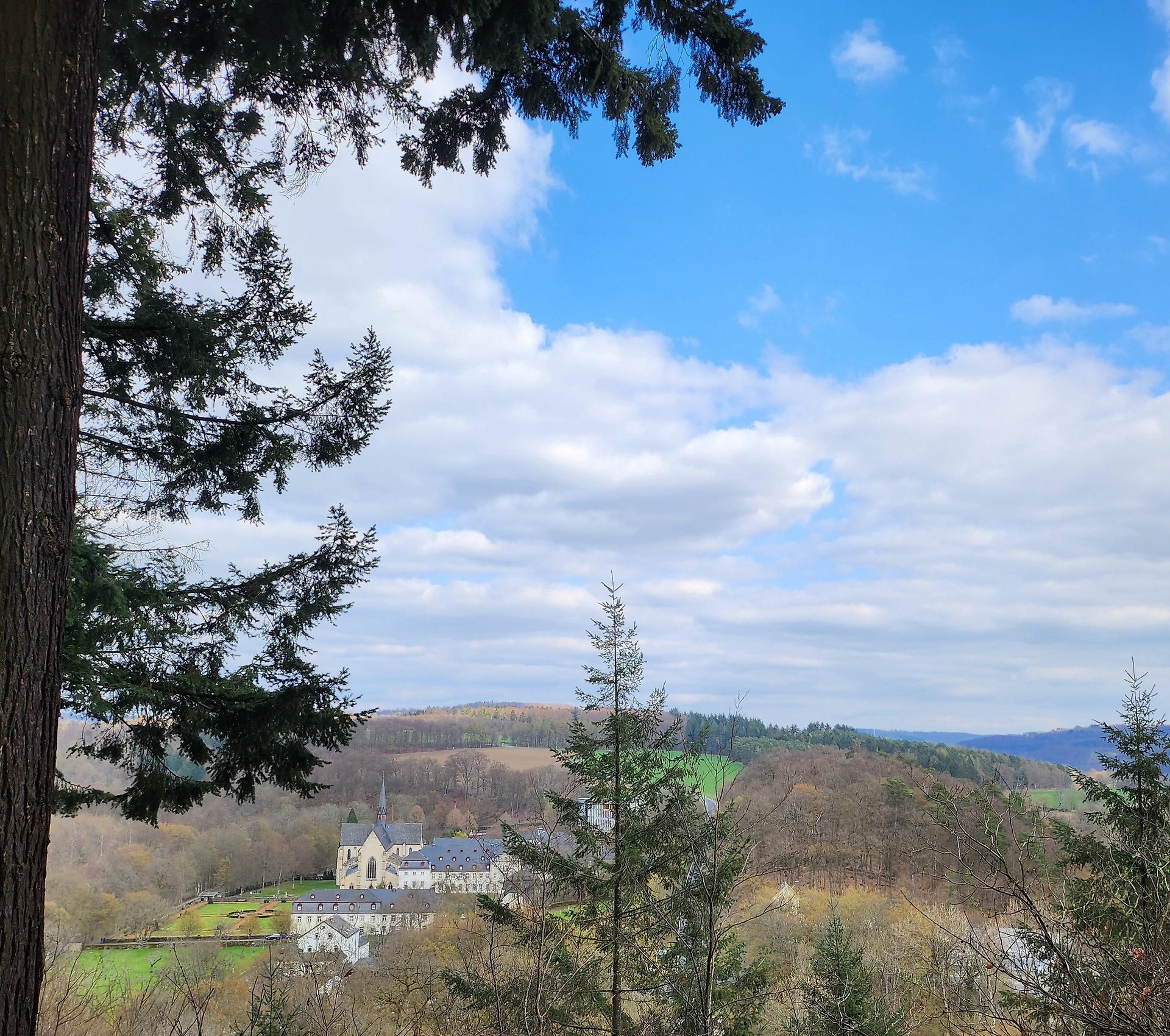 Schöne Aussicht Abtei Marienstatt