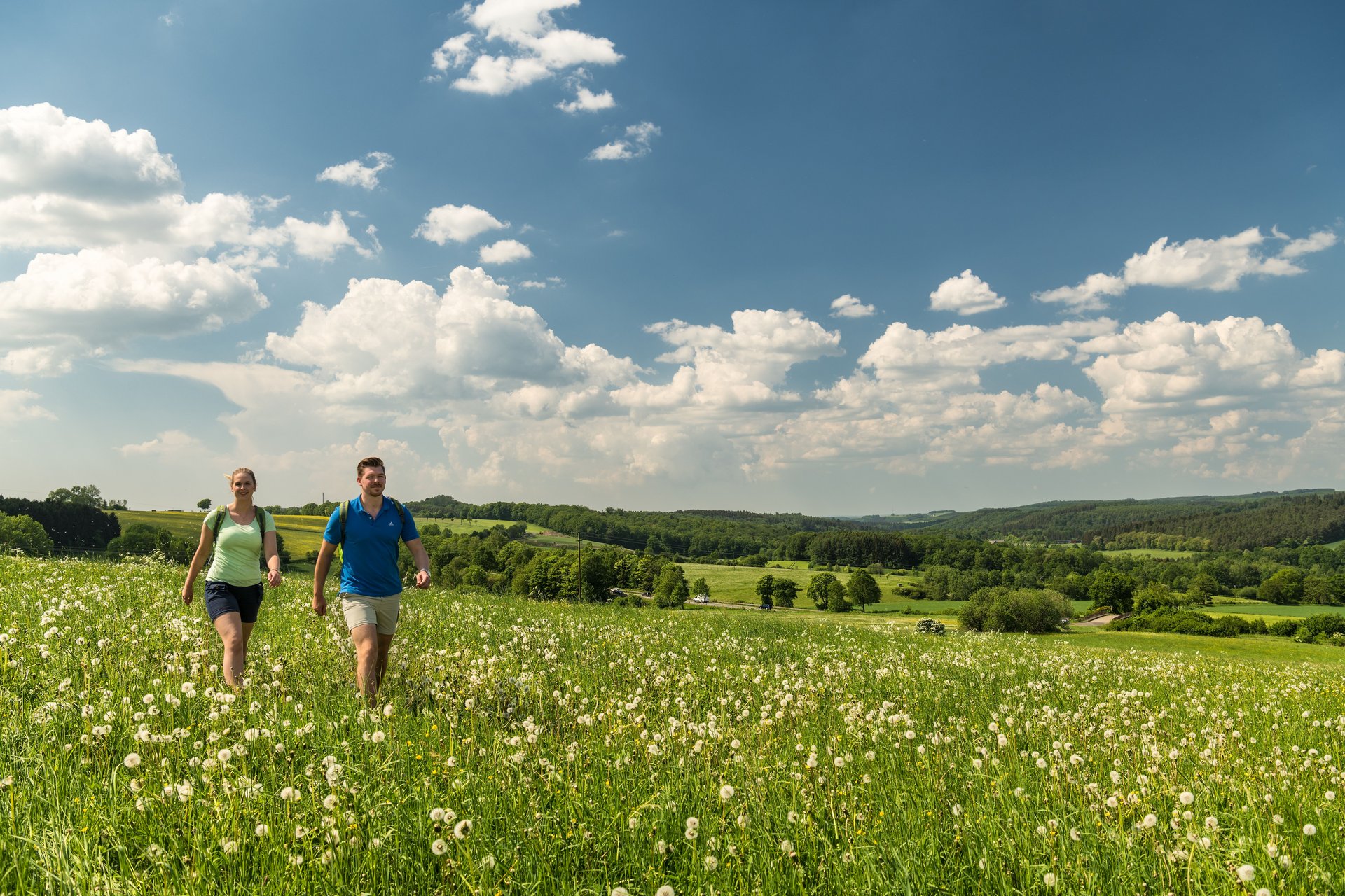 Wanderer im Hachenburger Westerwald