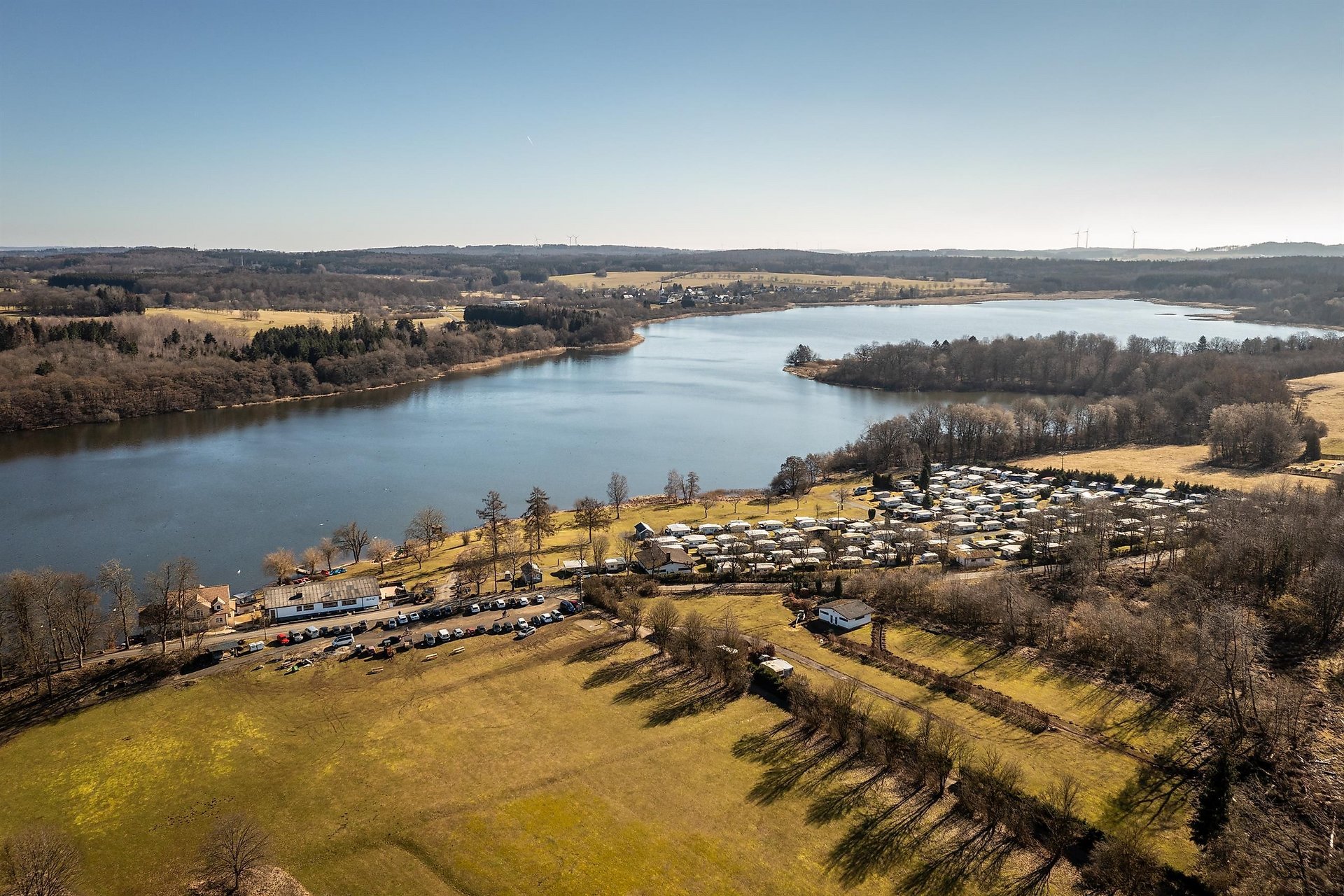 Westerwälder Seenplatte von oben